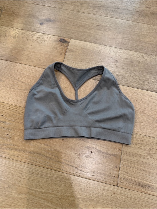 NVGTN Other - NVGTN Gray Racerback Seamless Sports Bra
